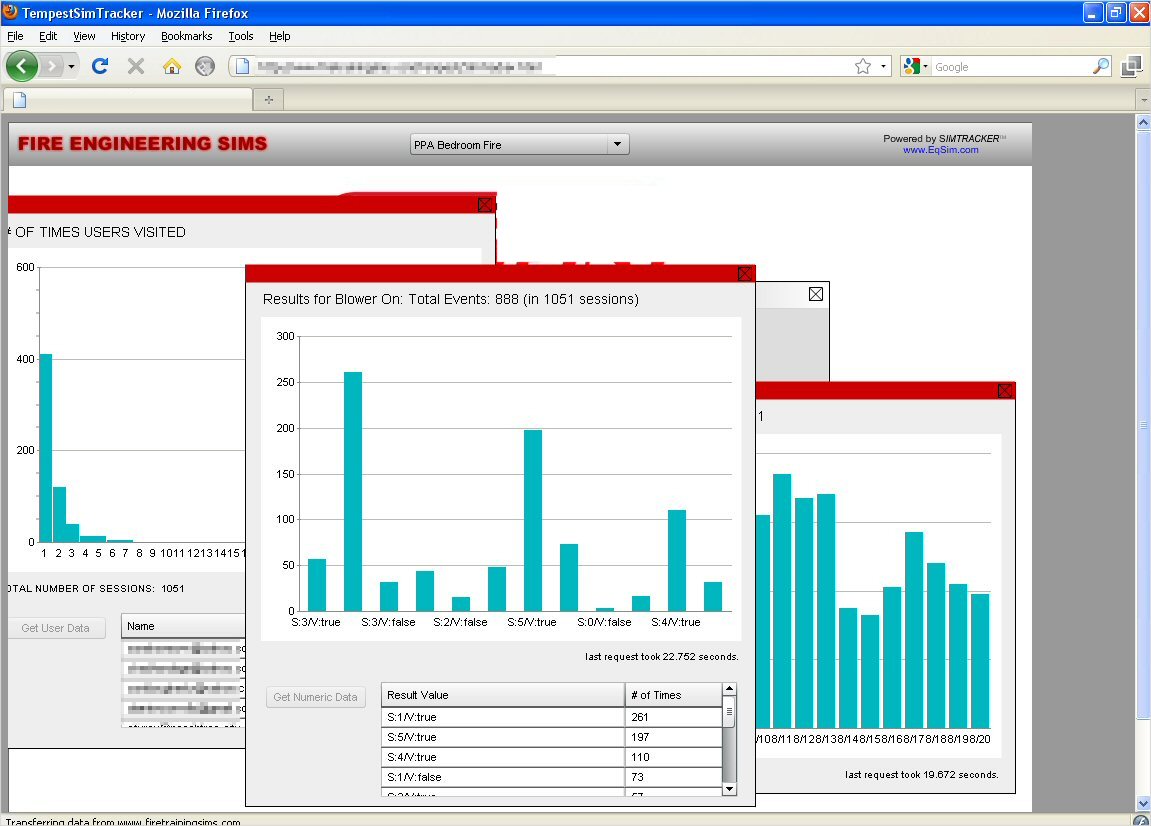 SimTracker screenshot